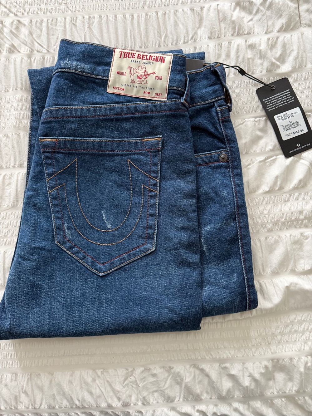 True Religion Ricky Men’s Jeans Size 34 NWT